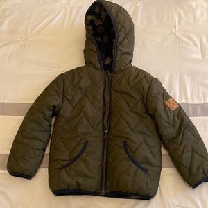 Boys fleece lined coat / jacket